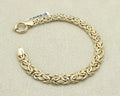 10K BYZENTINE BRACELET – 7" 7MM – JY Jewelry Wholesale