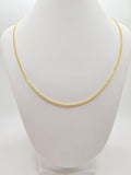 10K HOLLOW FRANCO CHAIN – 1.5MM 24" – JY Jewelry Wholesale
