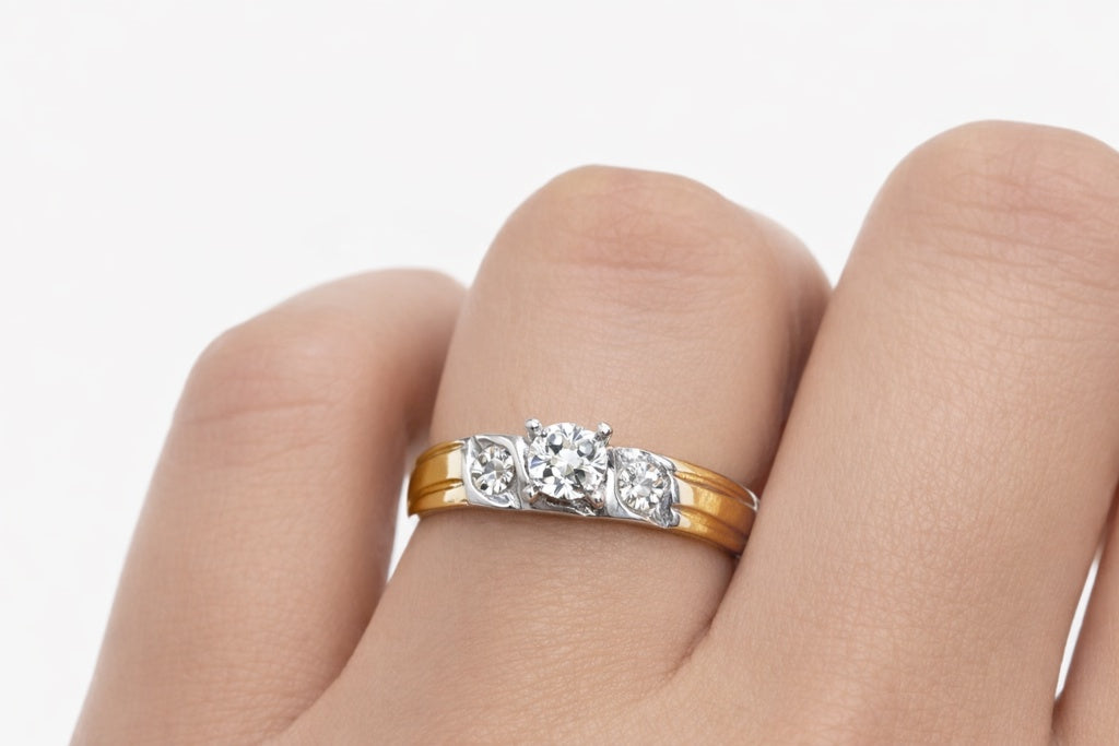 10K DELICATE DIAMOND WOMAN'S RING – 7 – JY Jewelry Wholesale