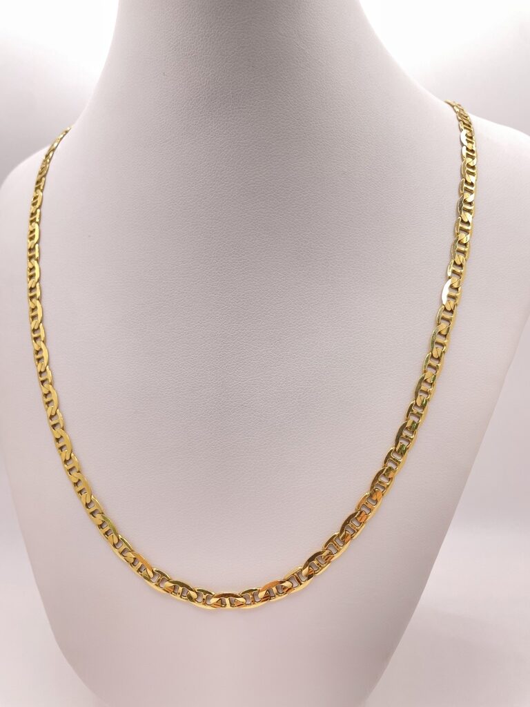 14K SOLID MARINER CHAIN – 22" 4.5MM – JY Jewelry Wholesale