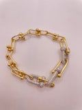 14K PAPER CLIP BRACELET – JY Jewelry Wholesale