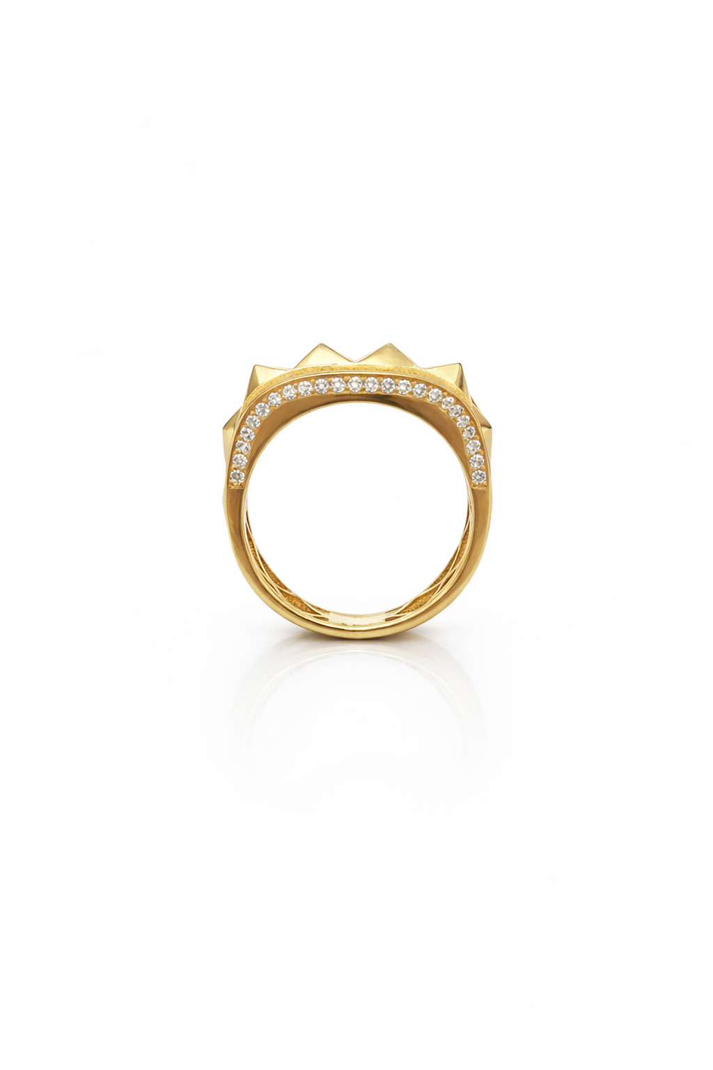 10K MODERN GREEK DESIGN WOMAN'S RING – 8 – JY Jewelry Wholesale