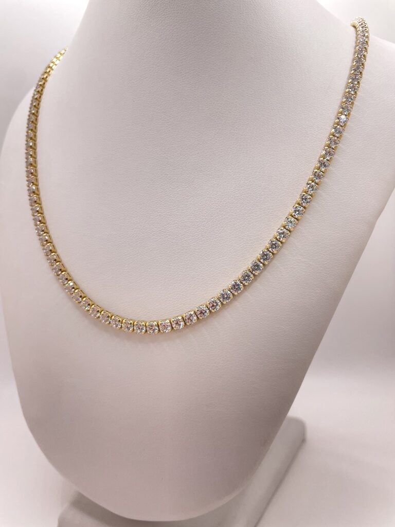 10K TENNIS CHAIN 22" 3.5MM – JY Jewelry Wholesale