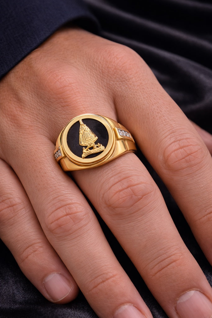 10K VIRGEN DE LA CARIDAD RING – 11 – JY Jewelry Wholesale