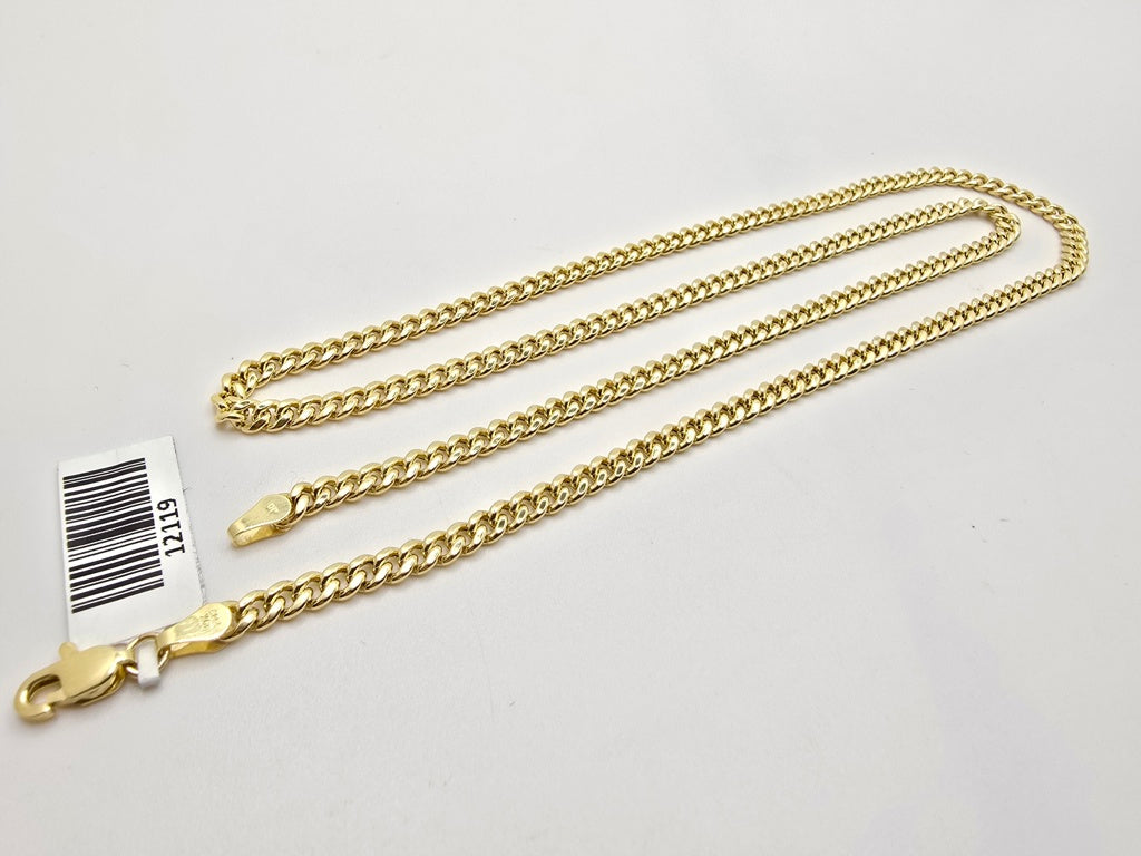 10K SEMISOLID MIAMI CUBAN CHAIN – 22" 5MM – JY Jewelry Wholesale