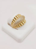 14K ELEGANT RING WITH CZ DETAILS – 8 – JY Jewelry Wholesale