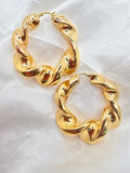 14K MEDIUM SIREN HOOPS EARRINGS – JY Jewelry Wholesale