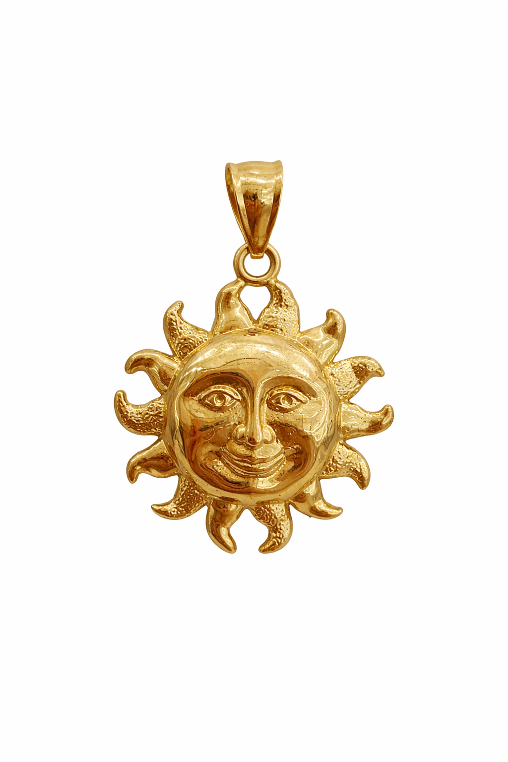 10K GOLDEN SUN PENDANT – JY Jewelry Wholesale
