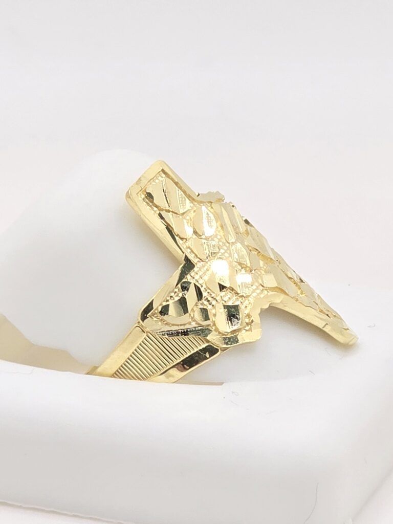 10K TEXAS MAP NUGGETS RING – 9 – JY Jewelry Wholesale