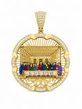 14K LAST SUPPER PENDANT Size – JY Jewelry Wholesale