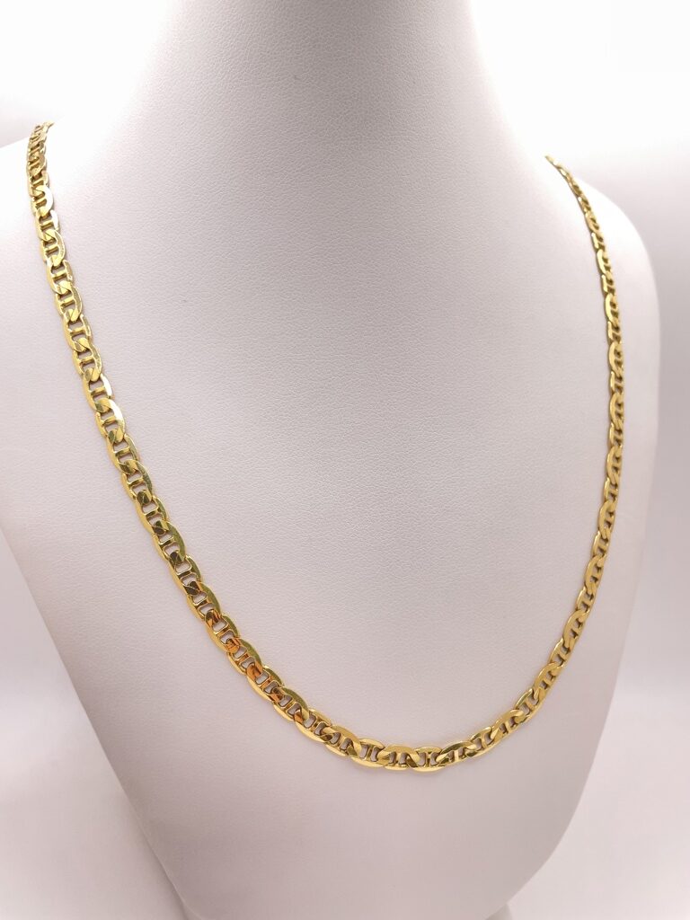 14K SOLID MARINER CHAIN – 22" 4.5MM – JY Jewelry Wholesale