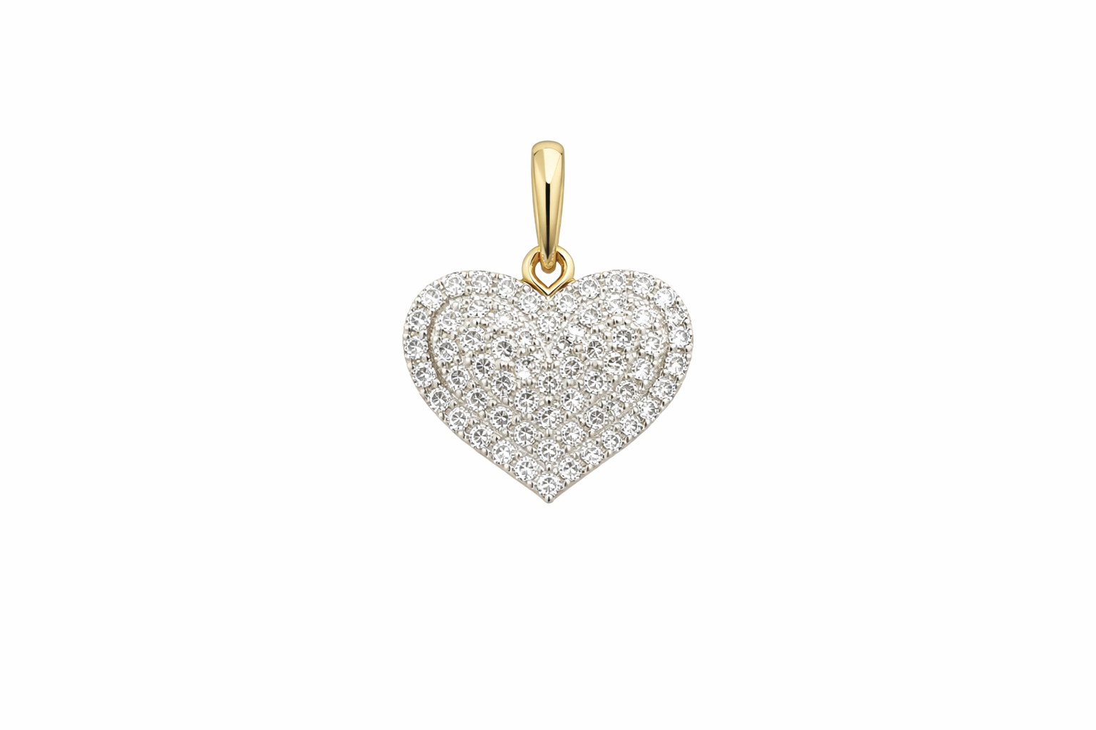 10K DIAMOND HEART PENDANT – JY Jewelry Wholesale