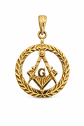 10K ROUND MASONIC PENDANT – JY Jewelry Wholesale