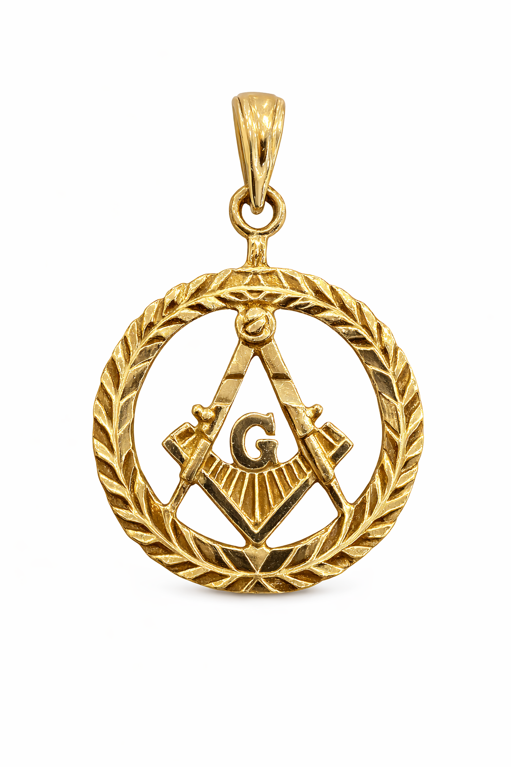 10K ROUND MASONIC PENDANT – JY Jewelry Wholesale