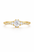 10K CZ DETAILS PROMISE RING – 7 – JY Jewelry Wholesale
