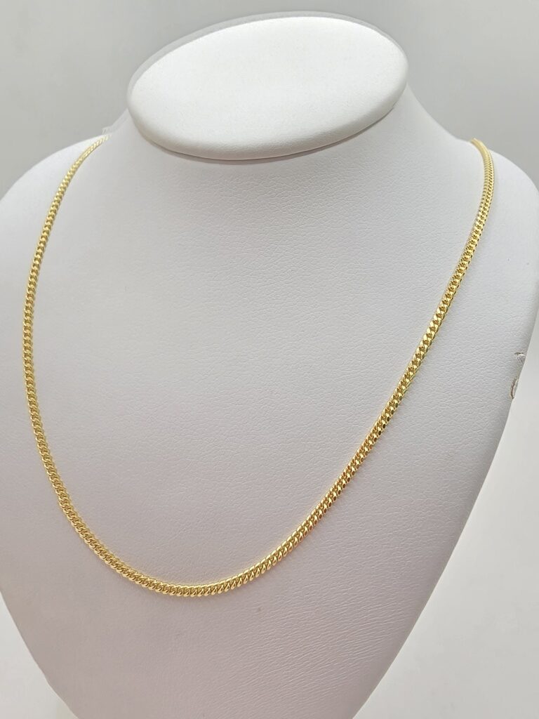 14K SOLID MIAMI CUBAN CHAIN – 22" 2MM – JY Jewelry Wholesale