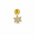 10K FLOWER PIERCING – S REF-167370/0070 – JY Jewelry Wholesale