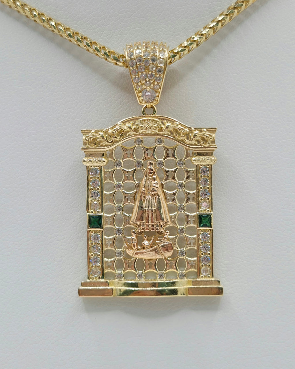 14K NET BACKGROUND HOUSE STYLE CARIDAD PENDANT – JY Jewelry Wholesale