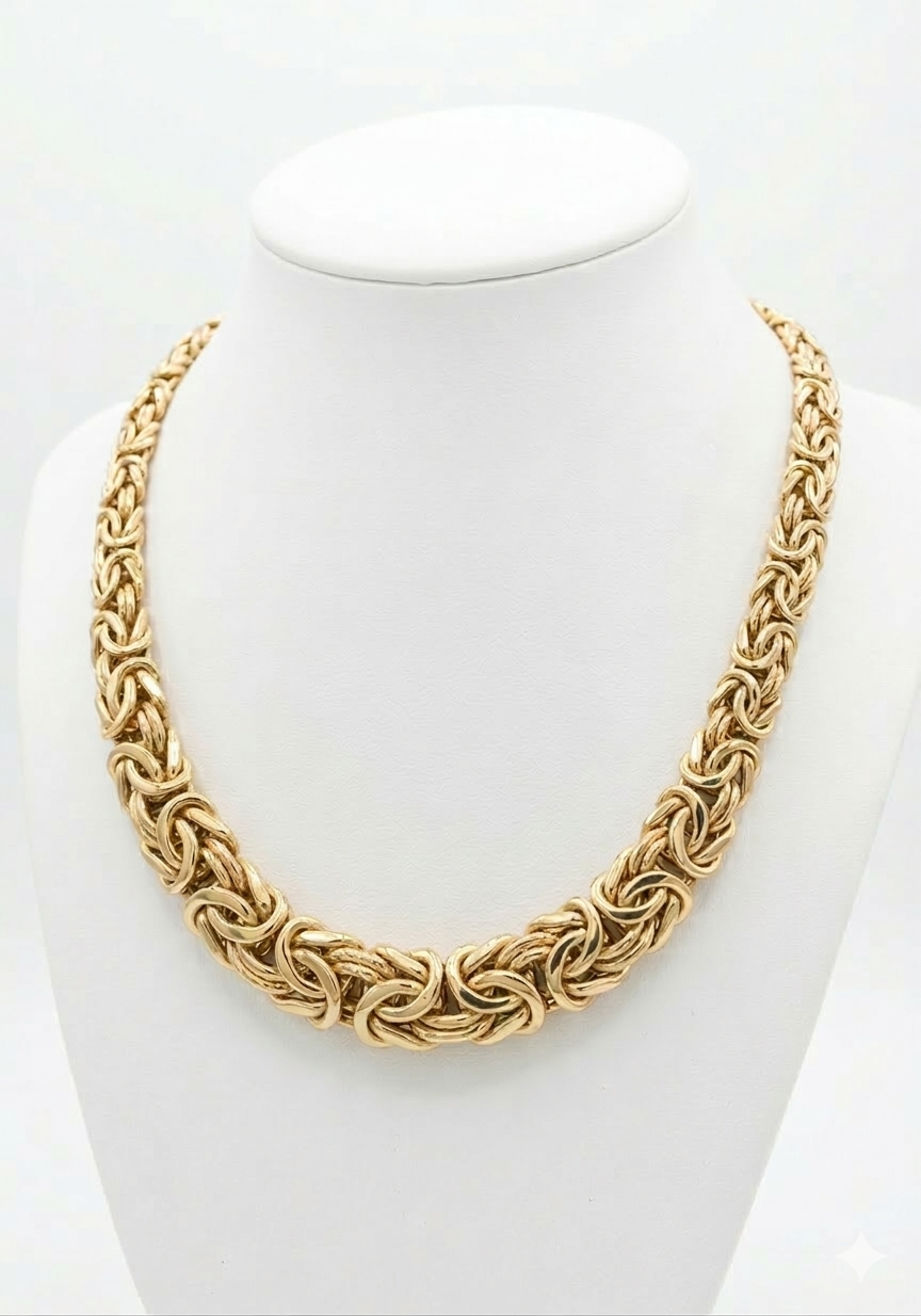 14K SPECIAL OFFER BYZENTINE NECKLACE – 18" – JY Jewelry Wholesale