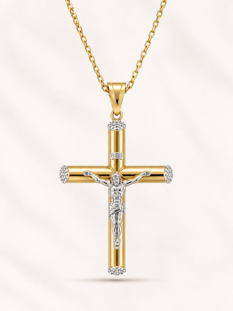 10K EXTRA LARGE CHRIST ON CROSS PENDANT – XL – JY Jewelry Wholesale