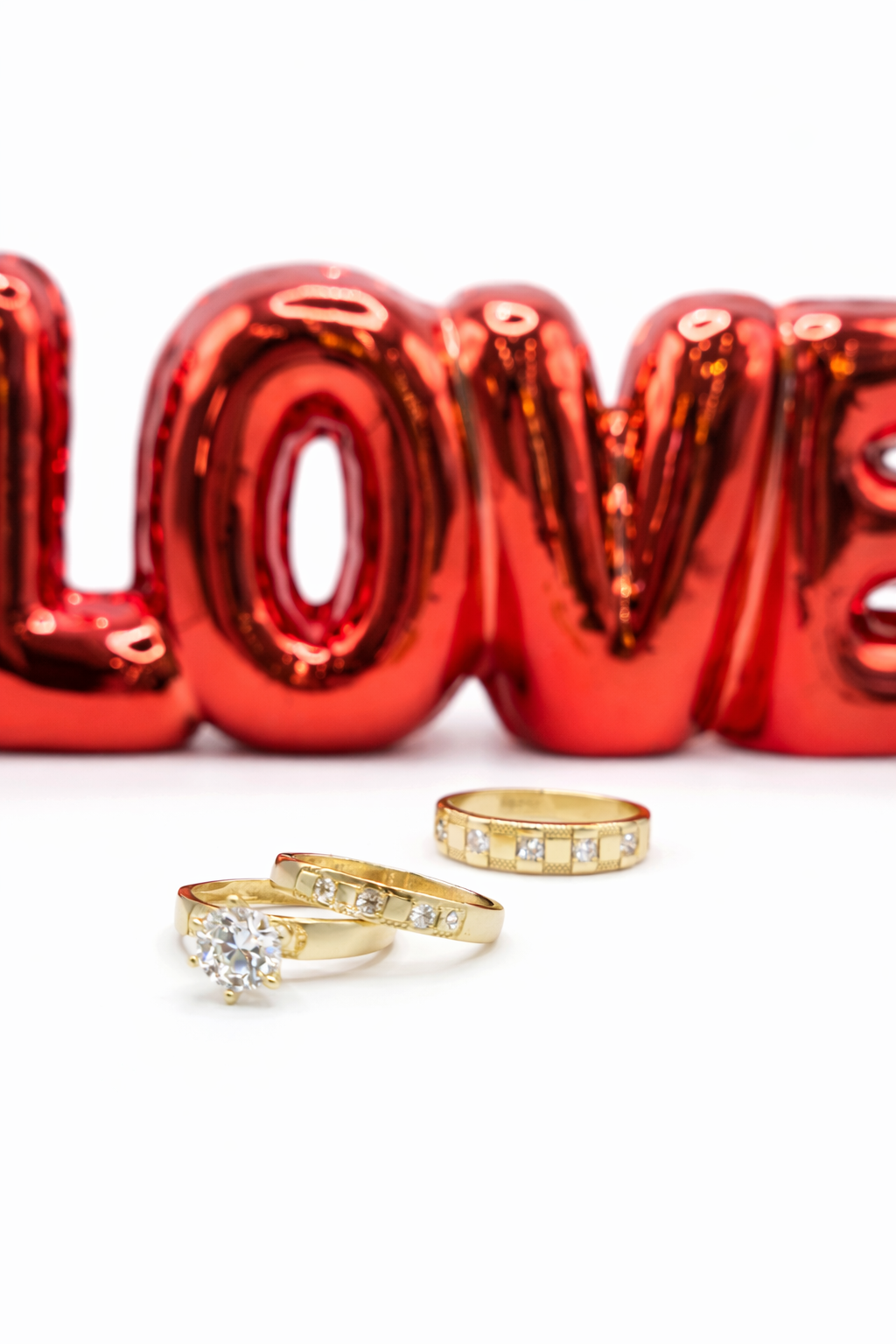10K SQUARE DETAILS ENGAGEMENT WOMAN'S RING – 7 – JY Jewelry Wholesale