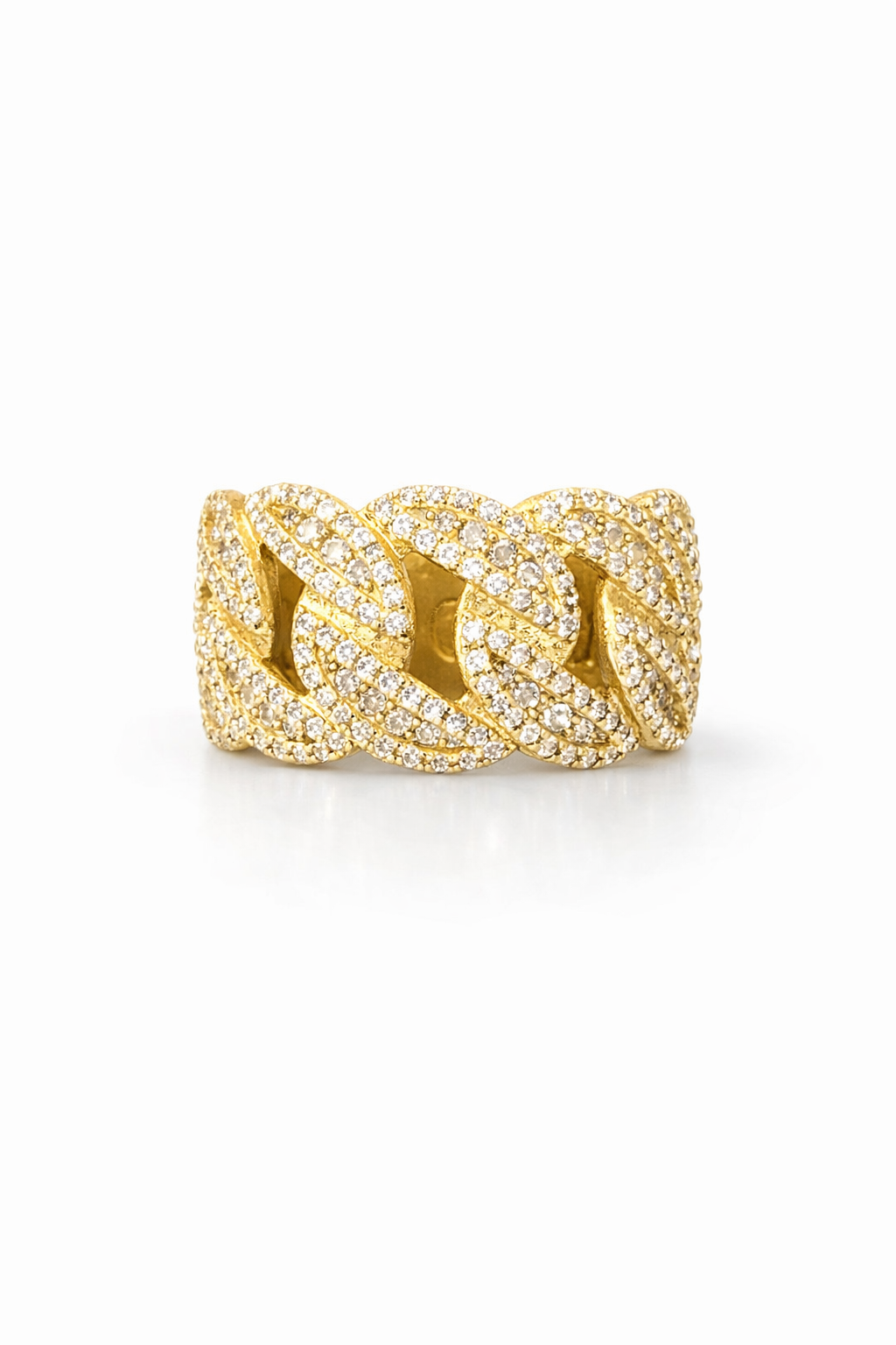 10K CZ CHAIN RING – 10 – JY Jewelry Wholesale