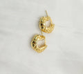 10K SMALL SILHOUETTE DETAIL GEOMETRIC HOOPS EARRINGS – JY Jewelry Wholesale