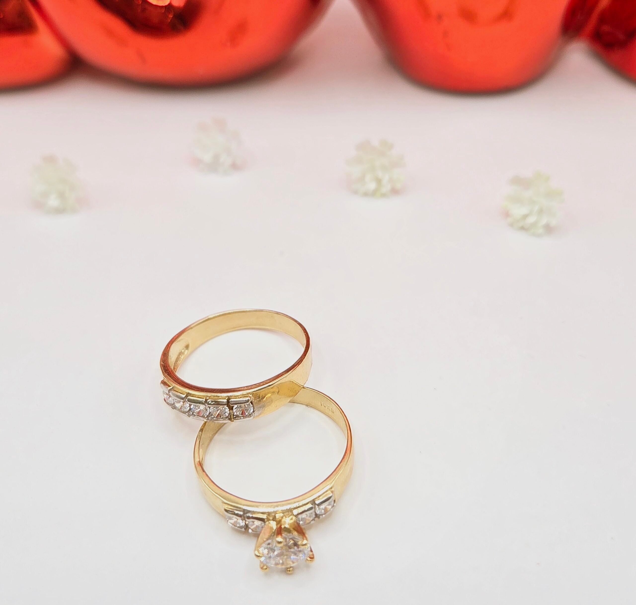 10K CLASSIC STONES WOMAN'S ENGAGEMENT RING – 7.5-8 – JY Jewelry Wholesale