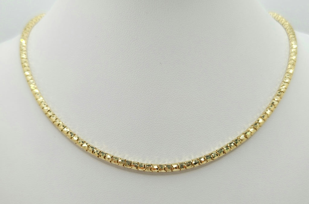 10K DIAMOND CUT CHAINSize 20" 3MM – JY Jewelry Wholesale