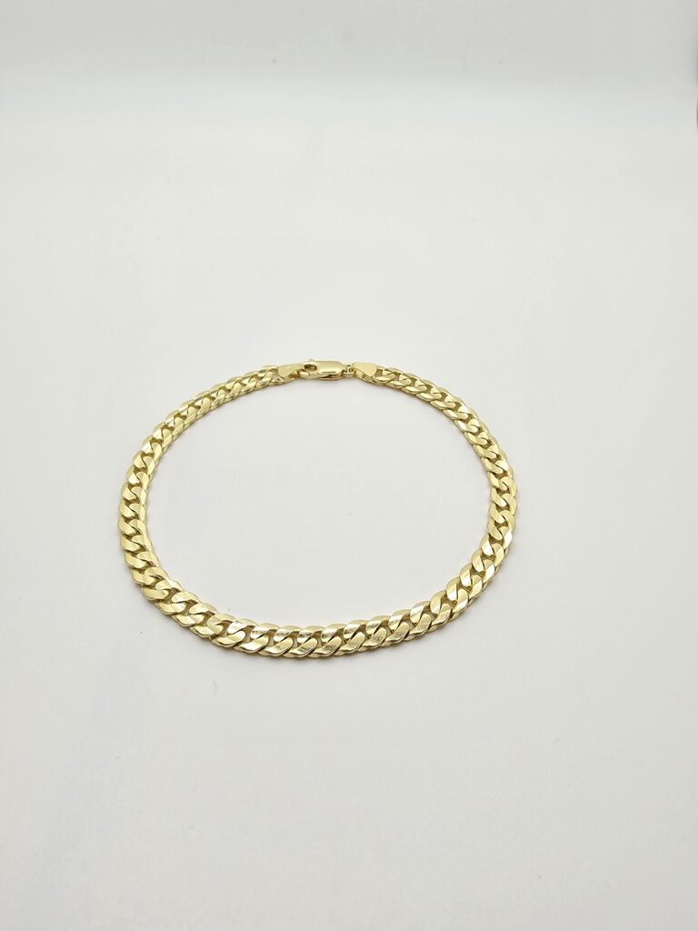 10K CUBAN CURB FLAT BRACELET CLOSE LINK STYLE 5.5MM – JY Jewelry Wholesale
