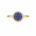 10K DELICATE COLORS CZ CIRCLE RING – 6.5-7-7.5 – JY Jewelry Wholesale