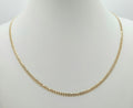 10K TWO TONE CUBAN CURB FLAT CHAIN – 20" 4MM – JY Jewelry Wholesale