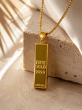 10K GOLD BAR PENDANT – JY Jewelry Wholesale