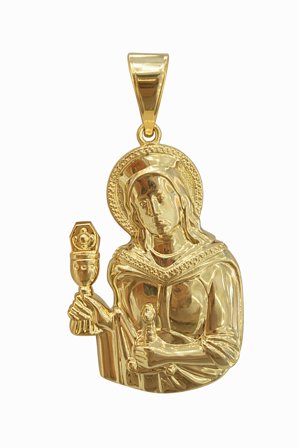10K LARGE SANTA BARBARA PENDANT – LARGE – JY Jewelry Wholesale