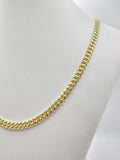 10K SEMISOLID MIAMI CUBAN CHAIN – 18" 5MM – JY Jewelry Wholesale