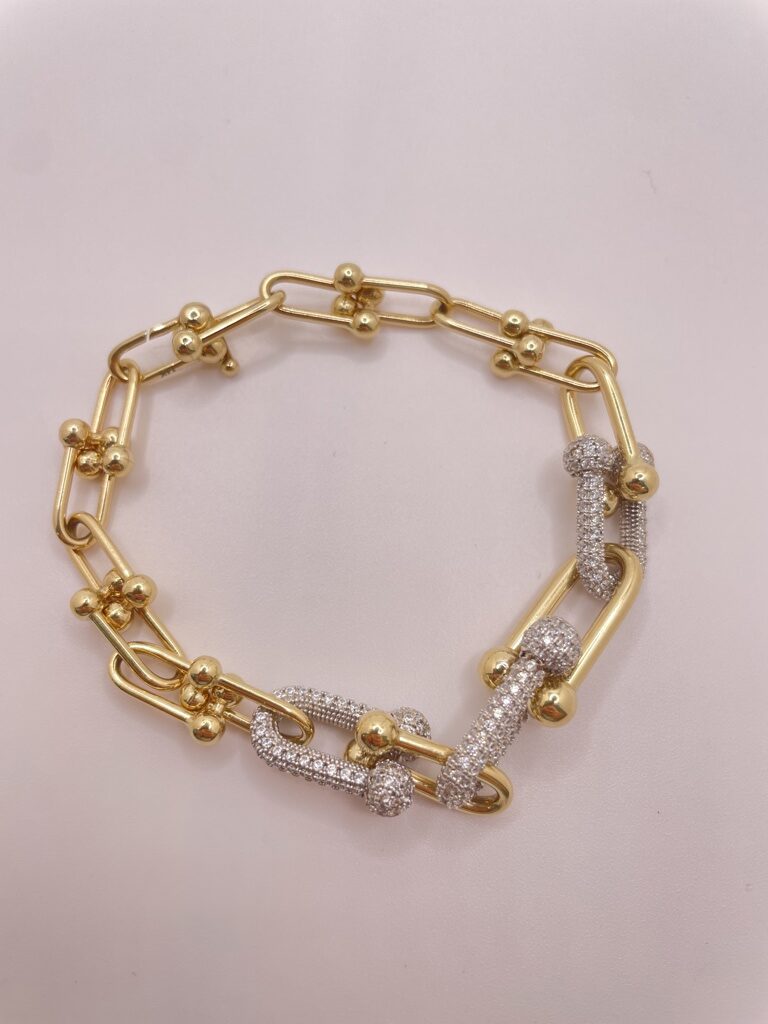 14K PAPER CLIP BRACELET – JY Jewelry Wholesale