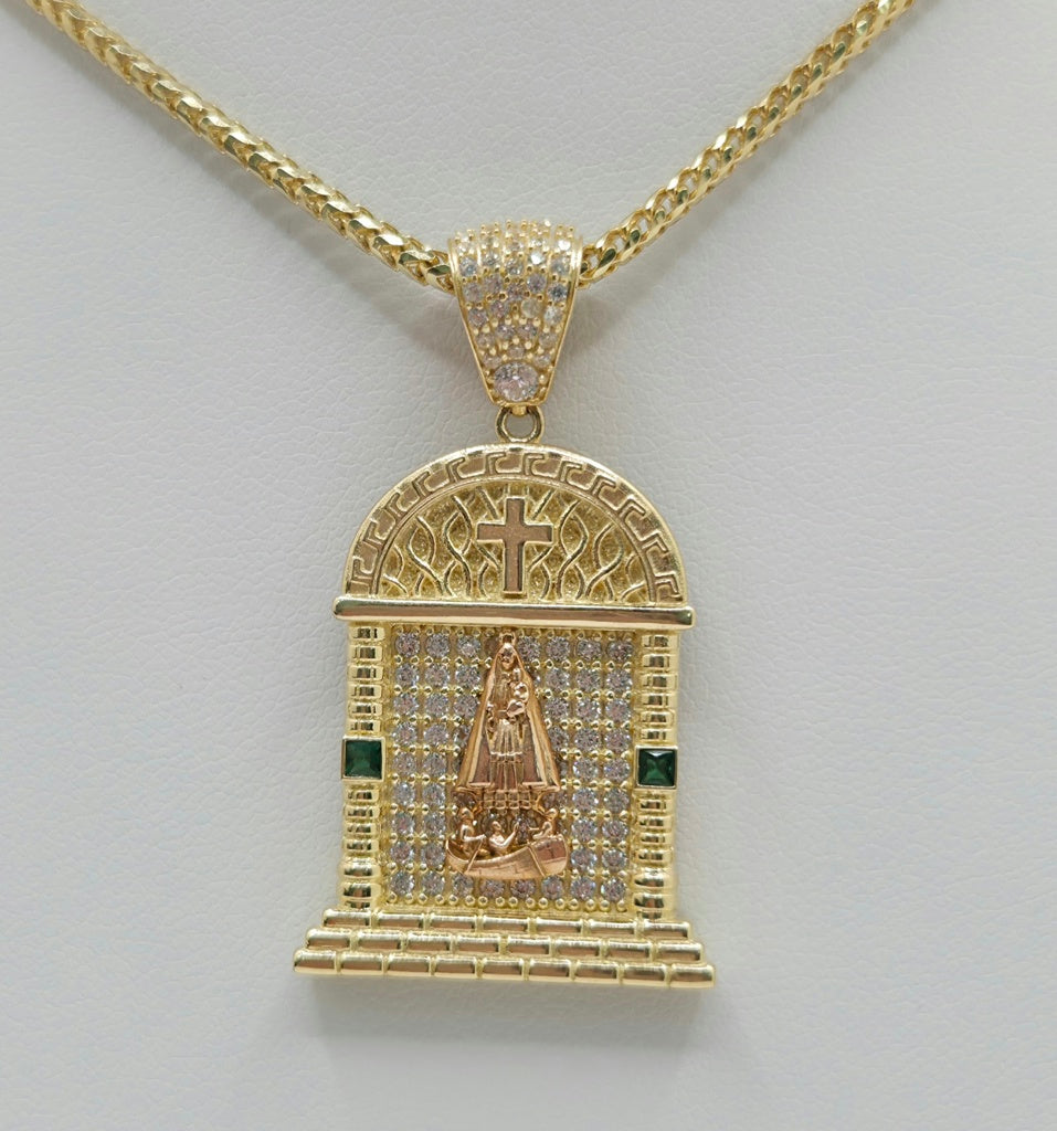14K CZ HOUSE STYLE CARIDAD PENDANT – JY Jewelry Wholesale