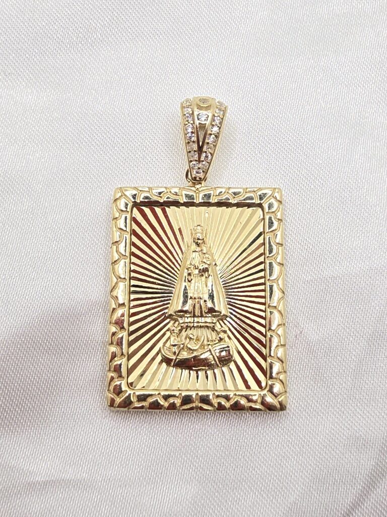 10K SMALL SQUARE CARIDAD PENDANT – JY Jewelry Wholesale