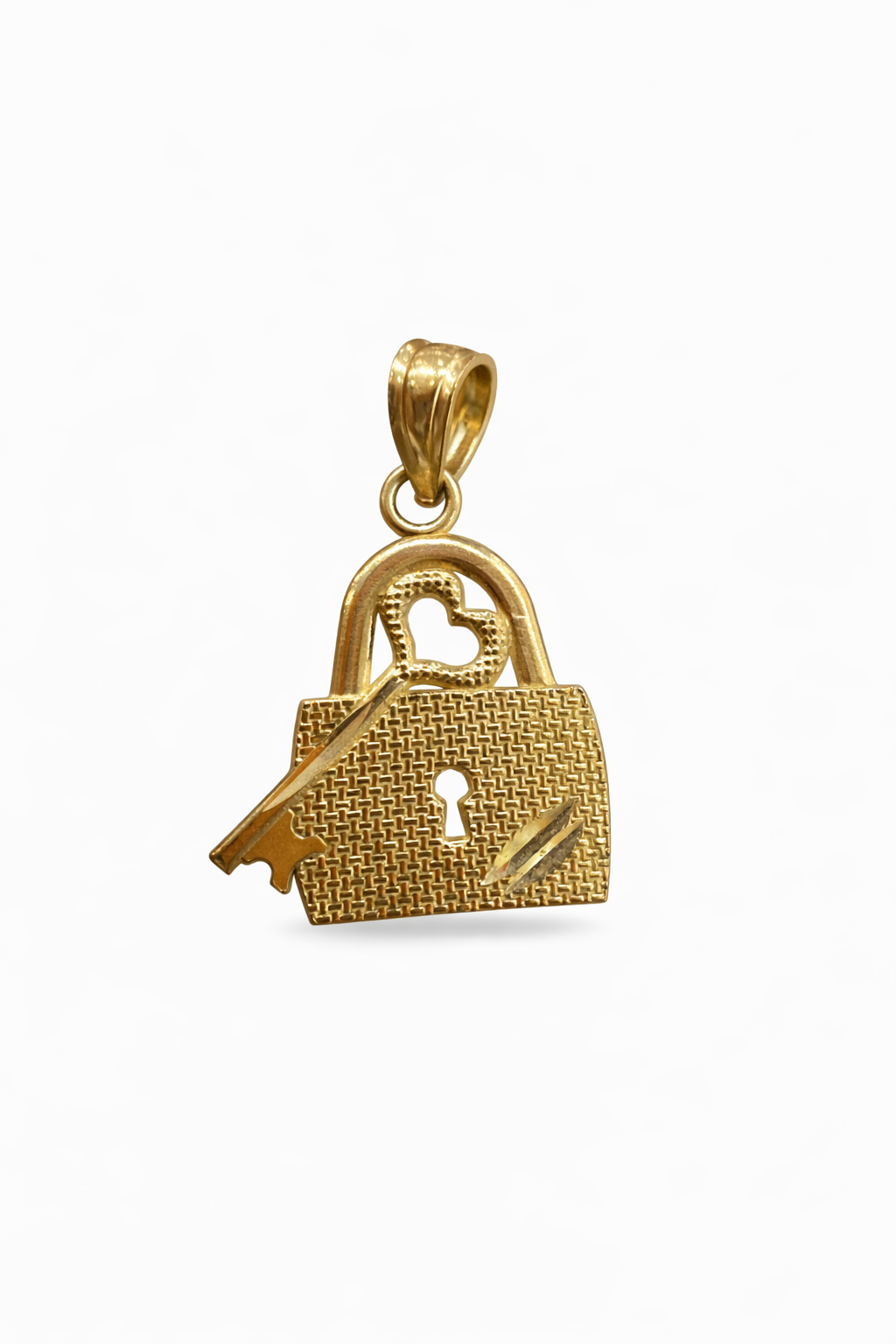 10K SMALL PADLOCK PENDANT – SMALL – JY Jewelry Wholesale