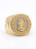 10K GREEK JESUS FACE RING – 11.5 – JY Jewelry Wholesale