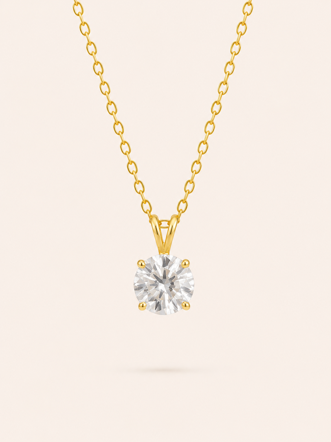 10K MINIMALIST CZ STONE EXTRA SMALL PENDANT 10K PreD CZ – JY Jewelry Wholesale