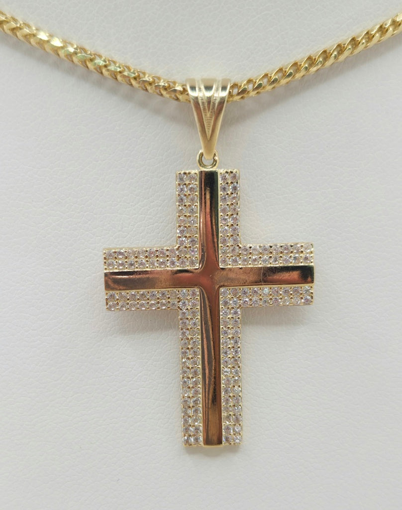 14K CZ CROSS PENDANT – JY Jewelry Wholesale