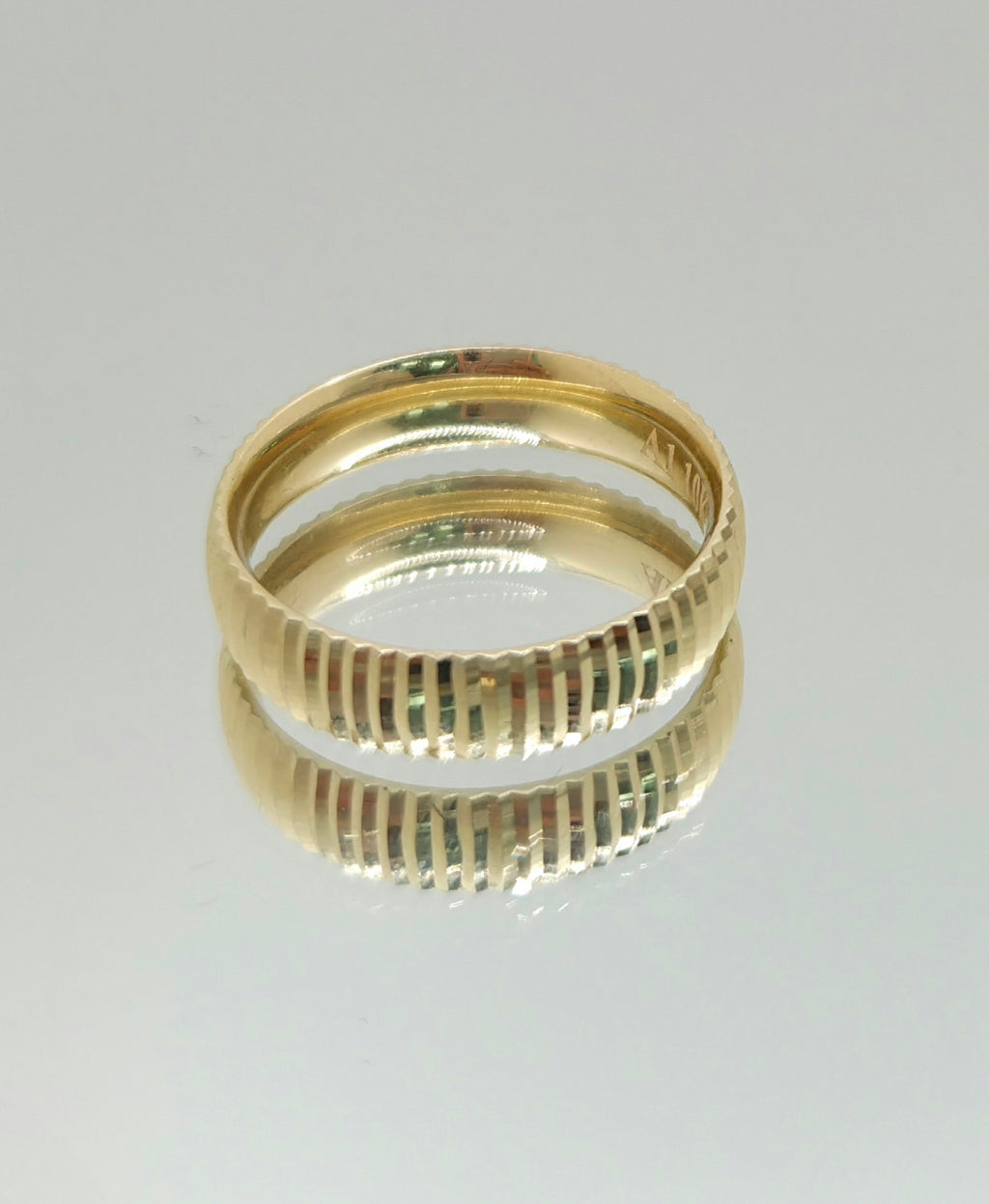 10K FANCY STRAIGHT CUT DESIGN WEDDING BAND RING – 12 5MM – JY Jewelry Wholesale