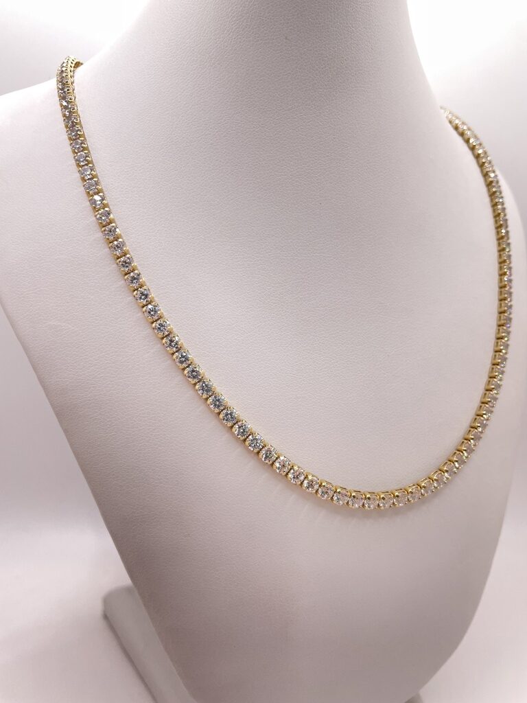 10K TENNIS CHAIN 22" 3.5MM – JY Jewelry Wholesale