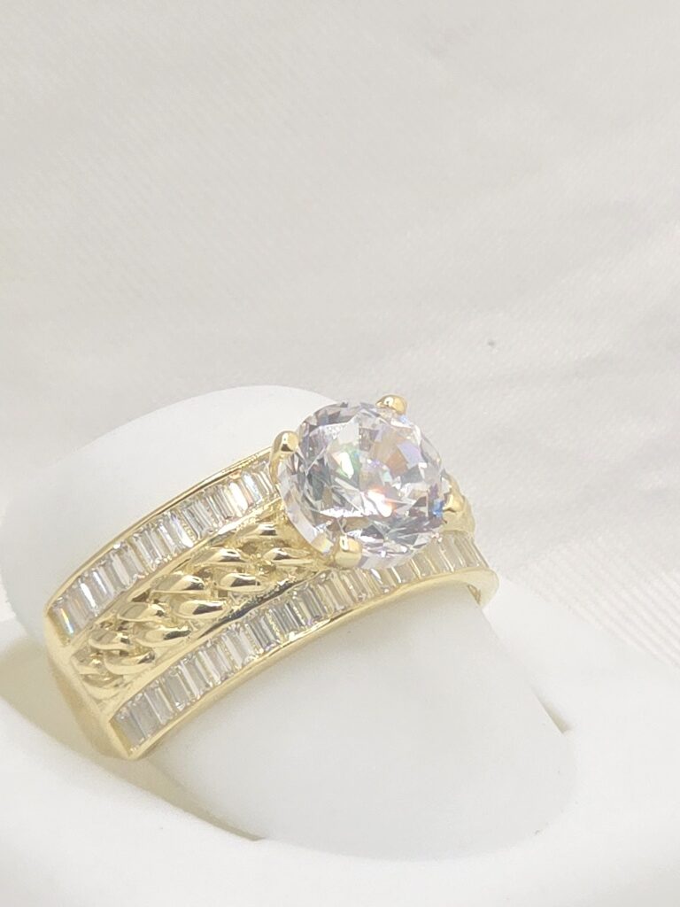 14K PRINCESS STYLE RING – 7 – JY Jewelry Wholesale