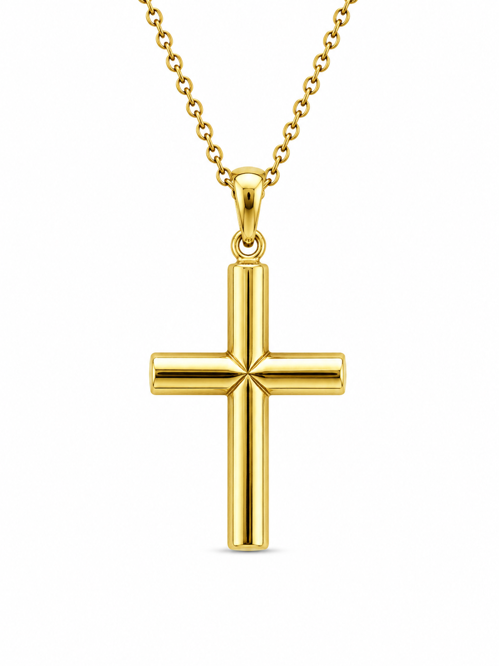 14K MODERN CROSS PENDANDT – JY Jewelry Wholesale
