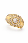 14K SPECIAL OFEFR ELEGANT CZ ROUND RING – 11 – JY Jewelry Wholesale