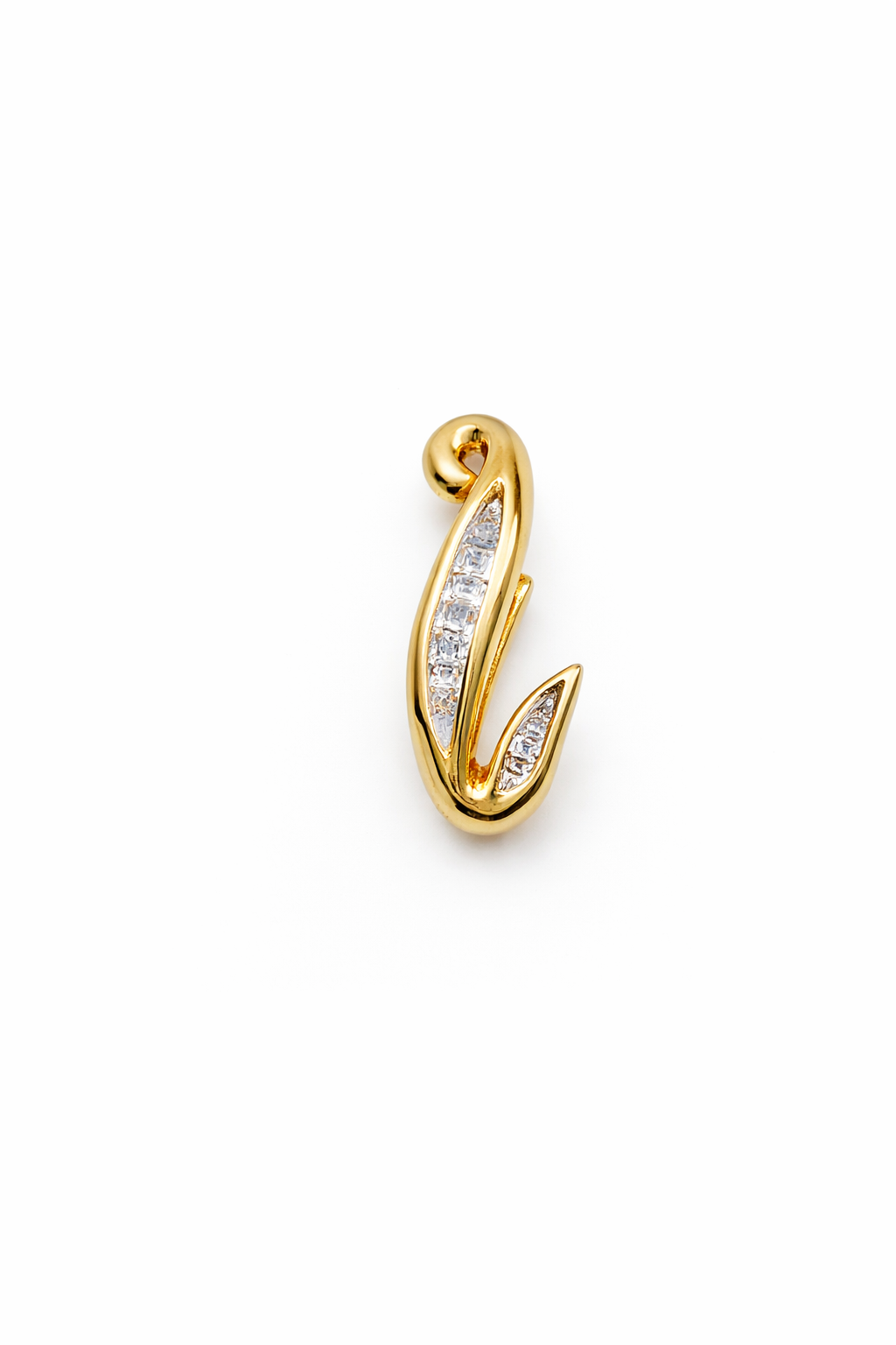 10K DELICATE S SHAPE DIAMOND PENDANT – JY Jewelry Wholesale
