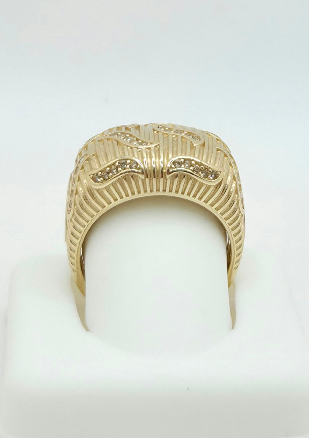 14K CZ VINTAGE RING – 9 – JY Jewelry Wholesale