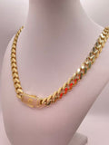 14K MONACO STYLE CHAIN – 20" 11MM – JY Jewelry Wholesale